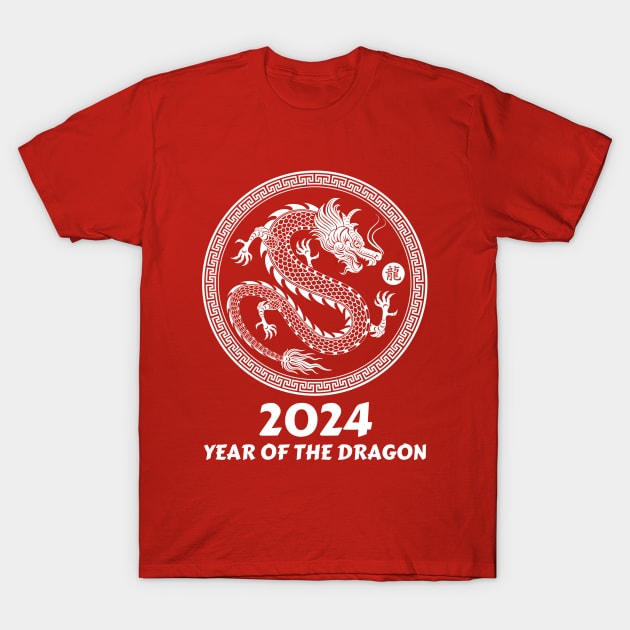 Year Of The Dragon 2024 - Chinese new year 2024 T-Shirt by Danemilin